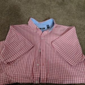 Men's short sleeve button up